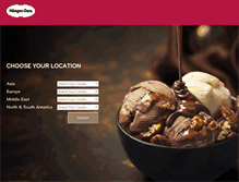 Tablet Screenshot of franchise.haagen-dazs.com
