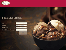 Tablet Screenshot of cafes.haagen-dazs.com